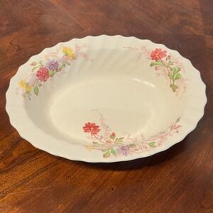 Serving Vegetable Bowl Oval Vintage Spode FAIRY DELL Copeland England Floral
